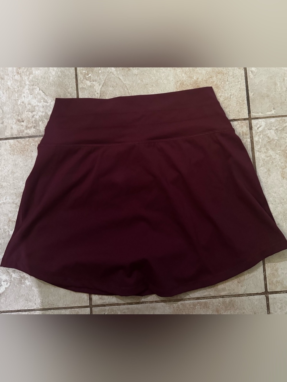 ODODOS Burgundy Athletic Tennis Running Skort Skirt Size Small - Picture 2 of 8